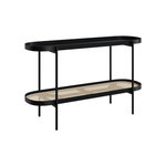 MAISON PAVANE Console en cannage et bois de mindi 120 cm-Lukut