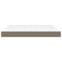 Voir la diapositive 4 : VIDAXL Matelas de lit a ressorts ensaches Taupe 180x200x20 cm Tissu