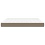 Voir la diapositive 4 : VIDAXL Matelas de lit a ressorts ensaches Taupe 180x200x20 cm Tissu