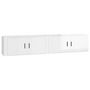 Voir la diapositive 2 : VIDAXL Meubles TV muraux 2 pcs blanc brillant 100x34,5x40 cm