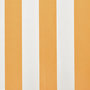 Voir la diapositive 4 : VIDAXL Tissu d'auvent Jaune tournesol/blanc 6 x 3 m (cadre non inclus)