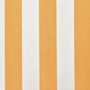 Voir la diapositive 4 : VIDAXL Tissu d'auvent Jaune tournesol/blanc 6 x 3 m (cadre non inclus)
