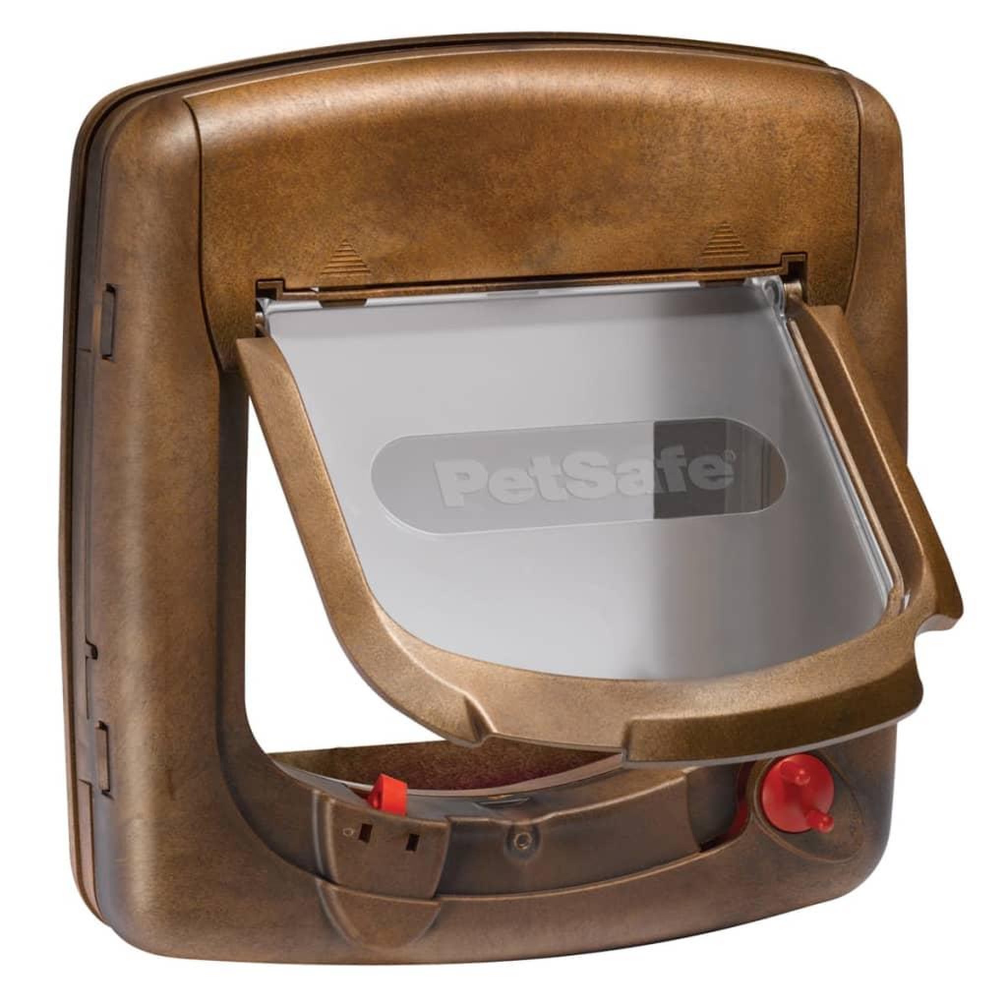 Voir la diapositive 1 : PETSAFE PetSafe Chatiere magnetique 4 voies Deluxe 420 Marron 5006