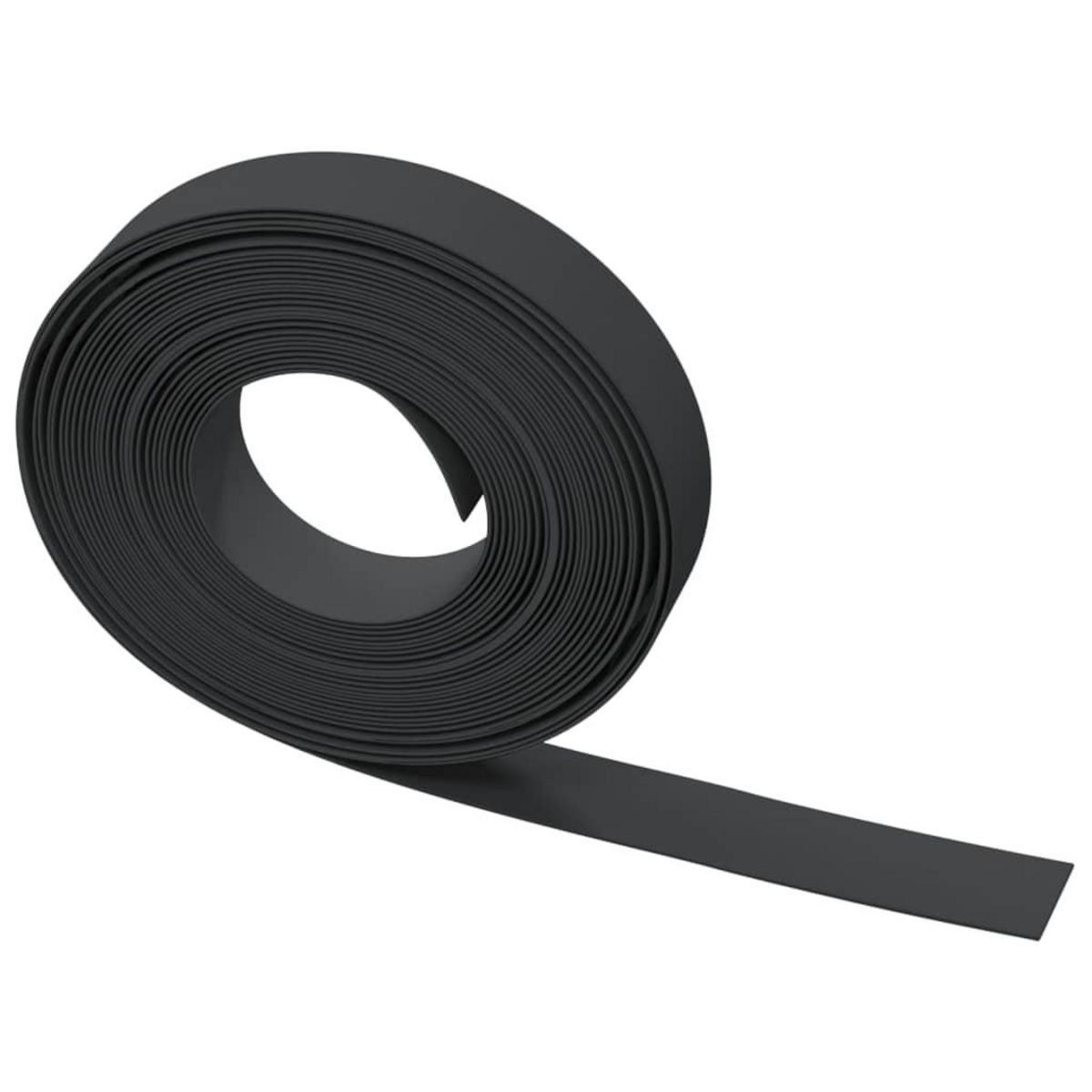 VIDAXL Bordure de jardin noir 10 m 10 cm polyethylene