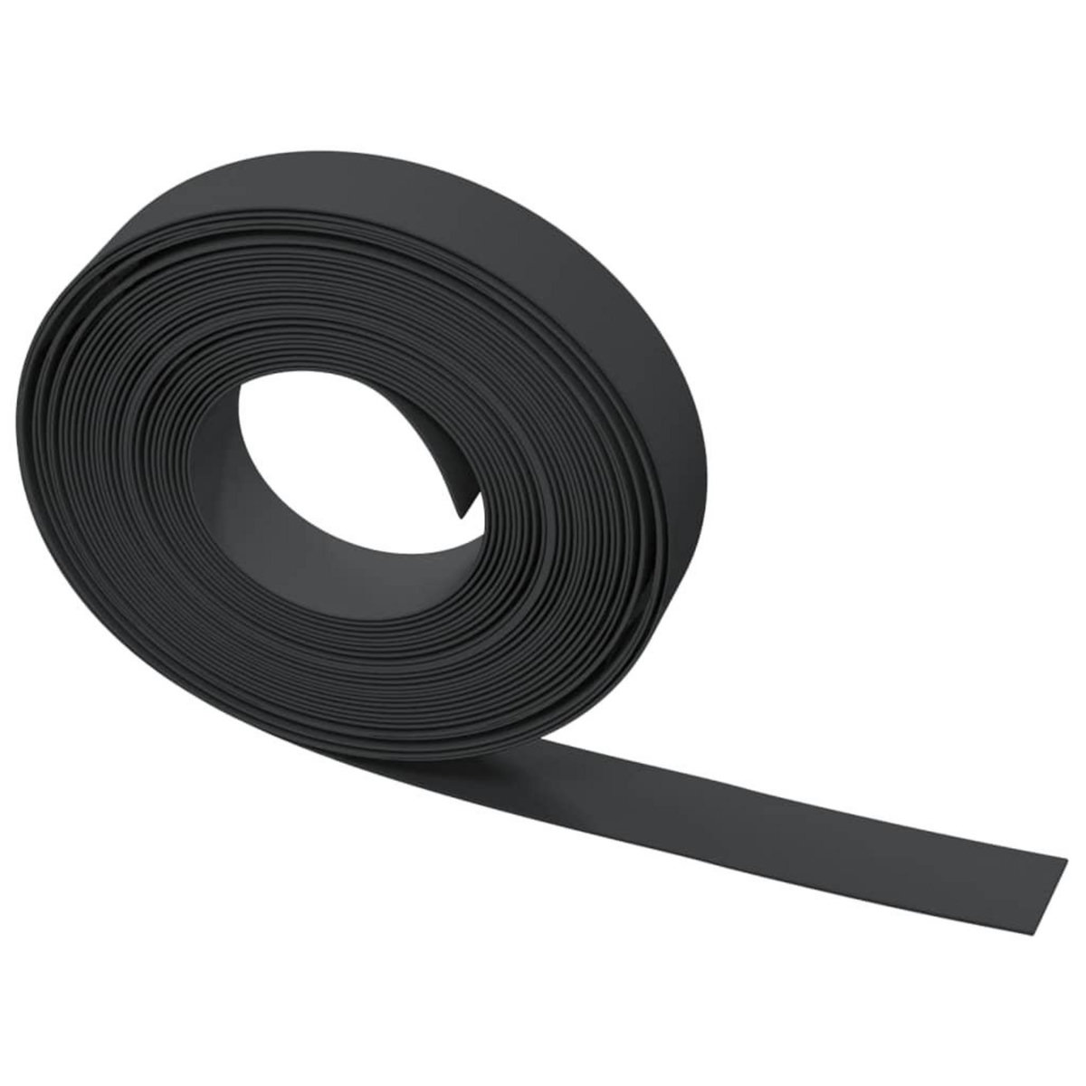 VIDAXL Bordure de jardin noir 10 m 10 cm polyethylene