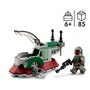 Voir la diapositive 4 : LEGO Star Wars 75344 Le micro vaisseau de Boba Fett,  Jouet Véhicule avec Lanceurs et Ailes Ajustables, Figurines, Le Mandalorien, Enfants 6 Ans