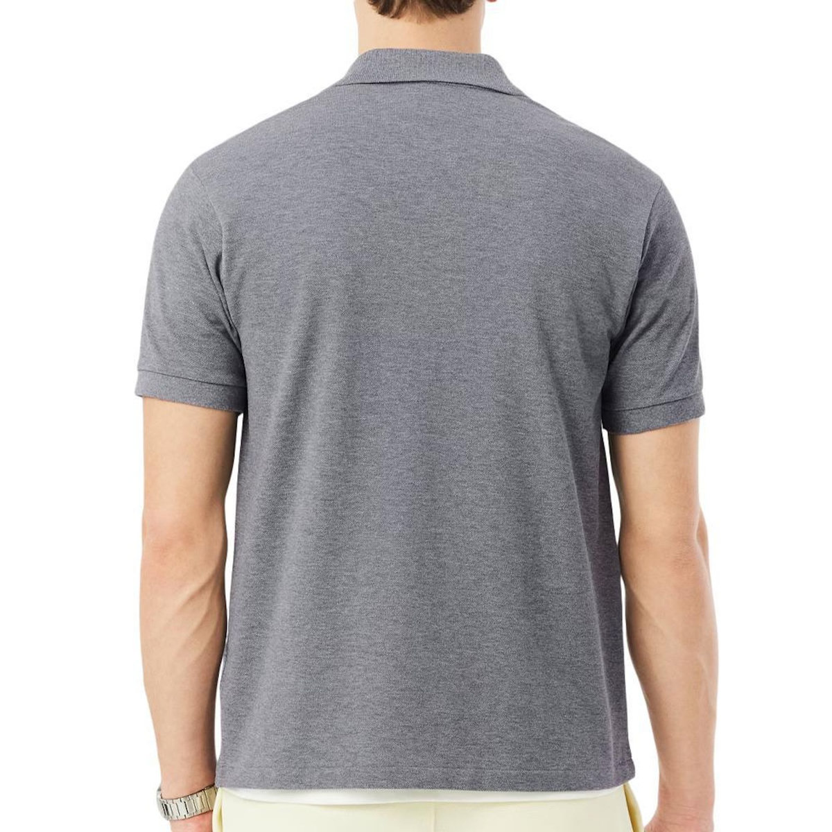Lacoste Polo Gris Clair Chiné Homme Lacoste Polo Classic Fit