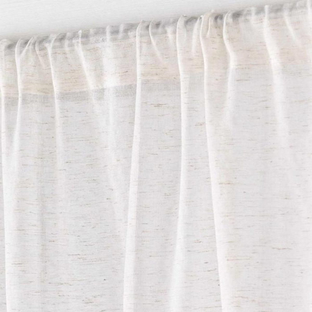 Paris Prix Paire de Voilages Passe-Tringle  Norine  70x240cm Naturel