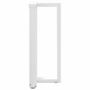 Voir la diapositive 5 : VIDAXL Pieds de table de bar forme de T 2 pcs blanc 40x35x(90-91) cm
