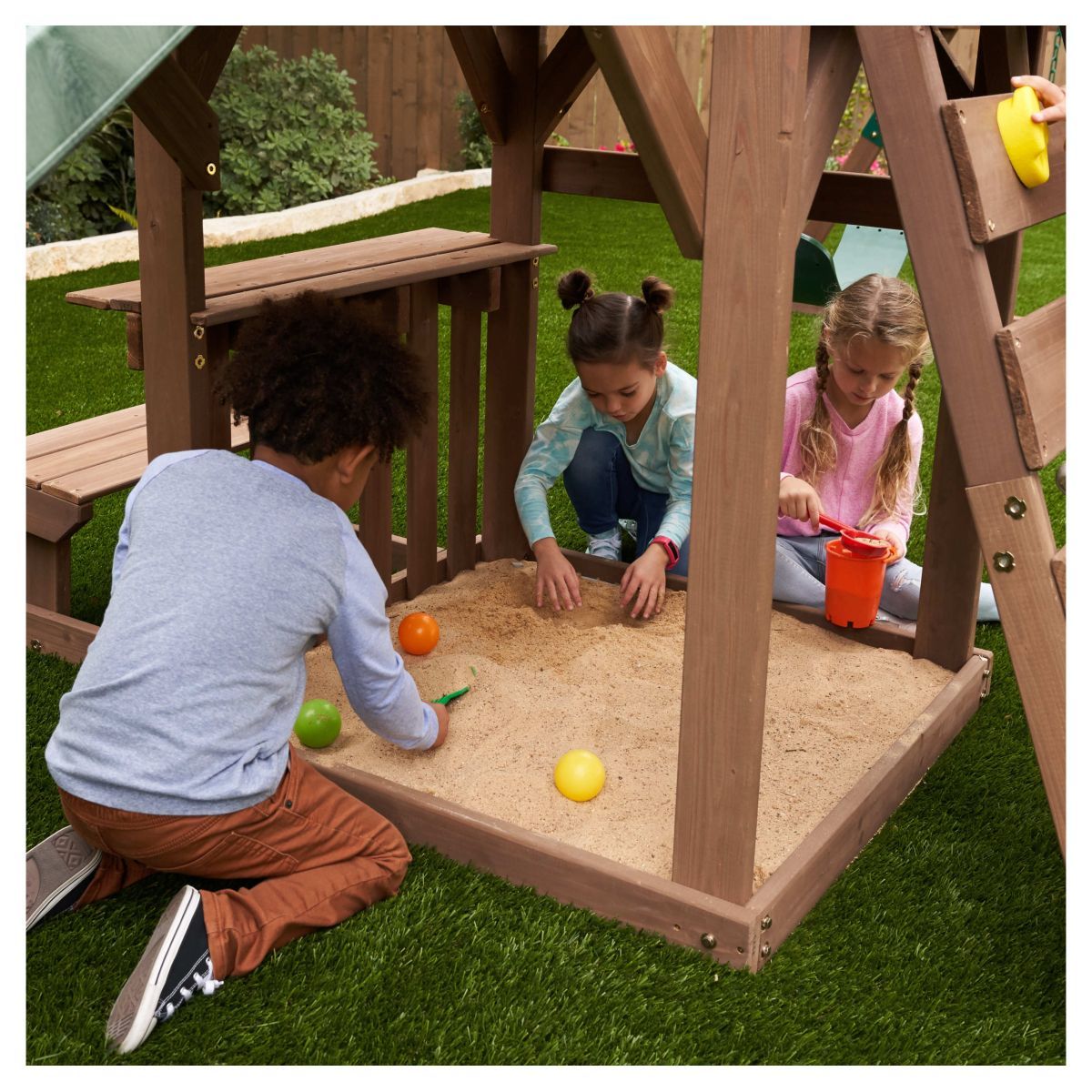 Kidkraft Aire de jeux Arbor Crest Deluxe avec toboggan