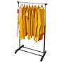 Voir la diapositive 5 : Storage solutions Storage solutions Penderie réglable sur roulettes 80x42x(90 165) cm