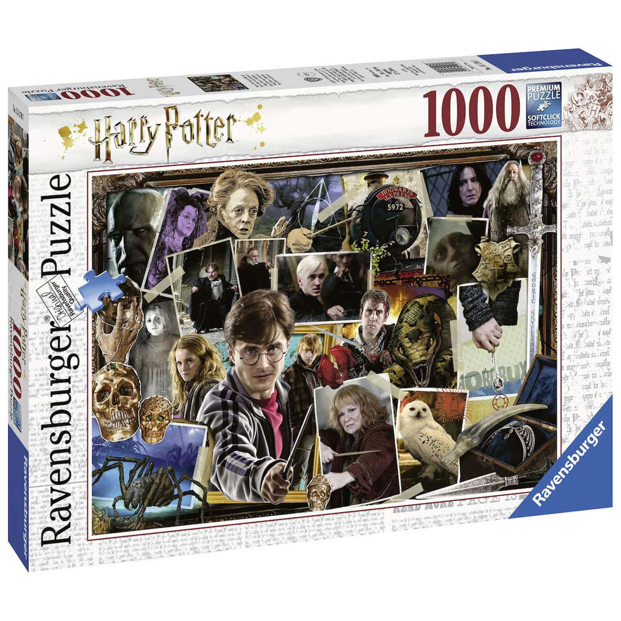 Voir la diapositive 2 : RAVENSBURGER Puzzle 1000 pièces : Harry Potter contre Voldemort