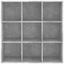 Voir la diapositive 4 : VIDAXL Bibliotheque gris beton 98x29x97,5 cm bois d'ingenierie
