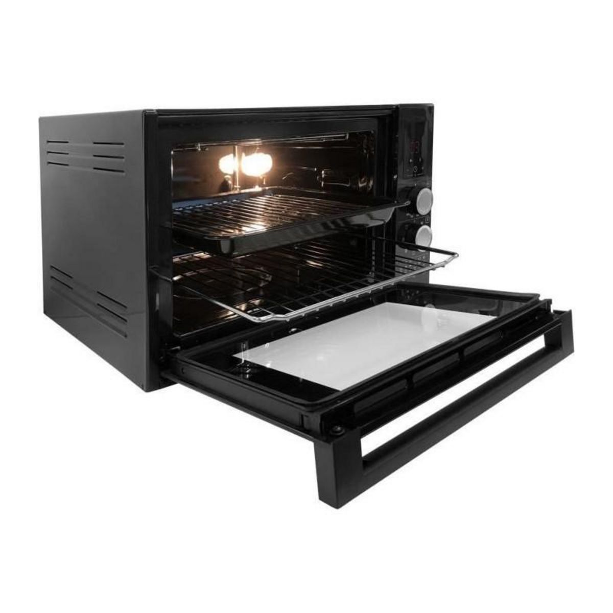 Beko Mini-four - BEKO - BMF30QVB - 30 L - Multifonction - Chaleur brassée - Écran LED - 7 fonctions - Noir