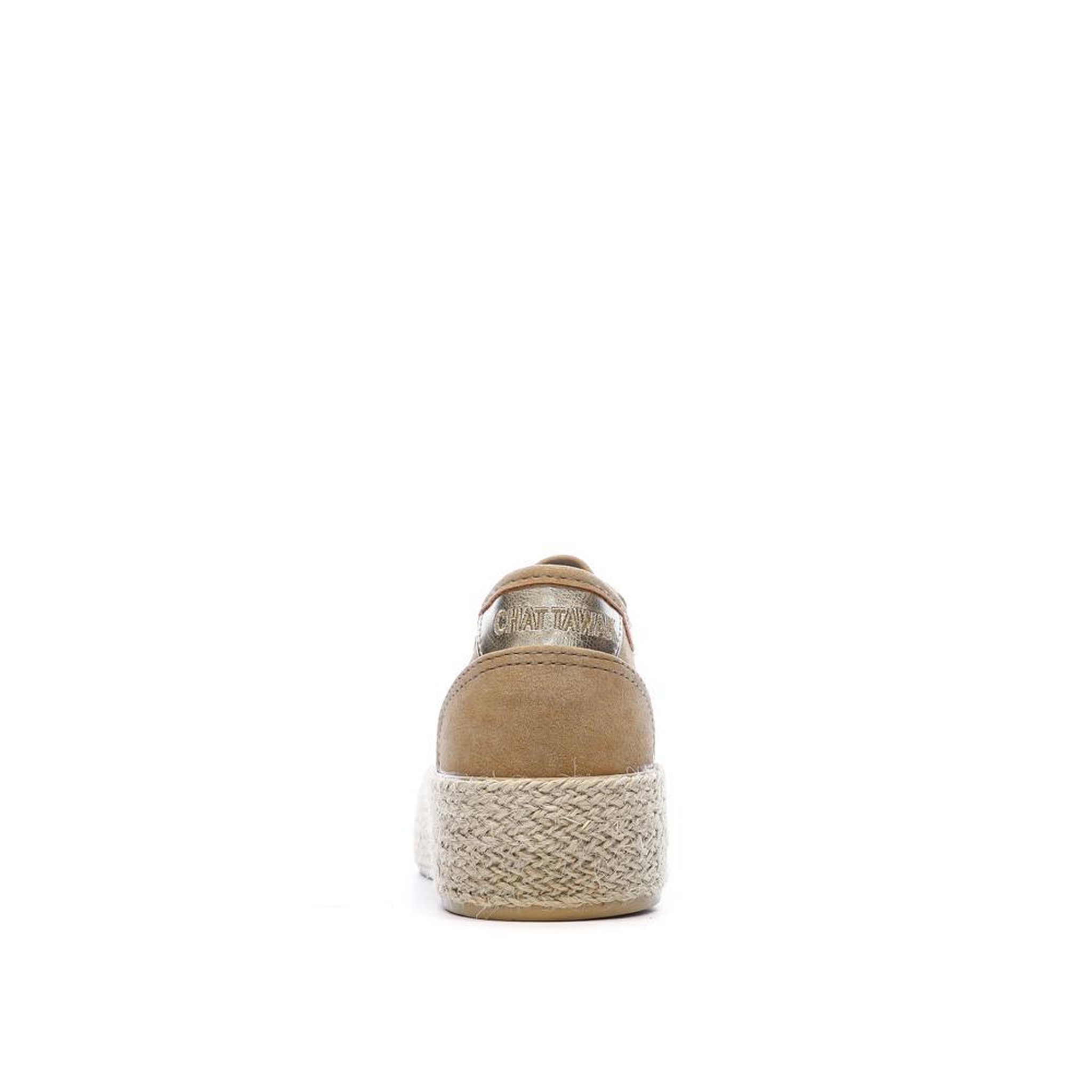Voir la diapositive 3 : CHATTAWAK Baskets Taupe Femme Chattawak Summer