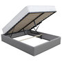 Voir la diapositive 2 : KING OF DREAMS Ensemble Lit Coffre et Matelas  Soutien Ferme Mousse