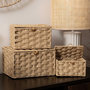 Voir la diapositive 5 : ATMOSPHERA Lot de 3 Boîtes Déco  Elio  27cm Naturel