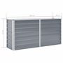 Voir la diapositive 6 : VIDAXL Lit sureleve de jardin Acier galvanise 160x40x77 cm Gris