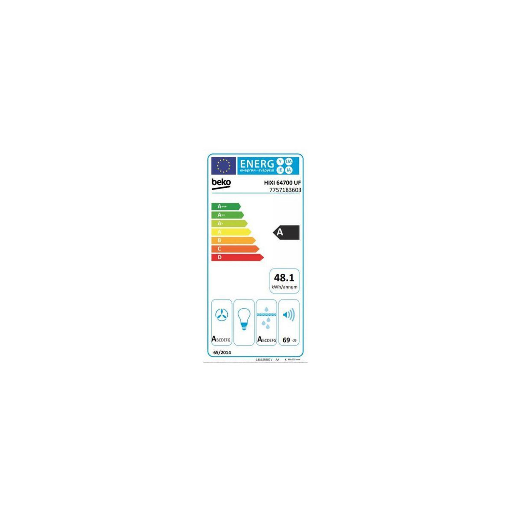 Voir la diapositive 6 : Beko Plaque induction aspirante HIXI64700UF