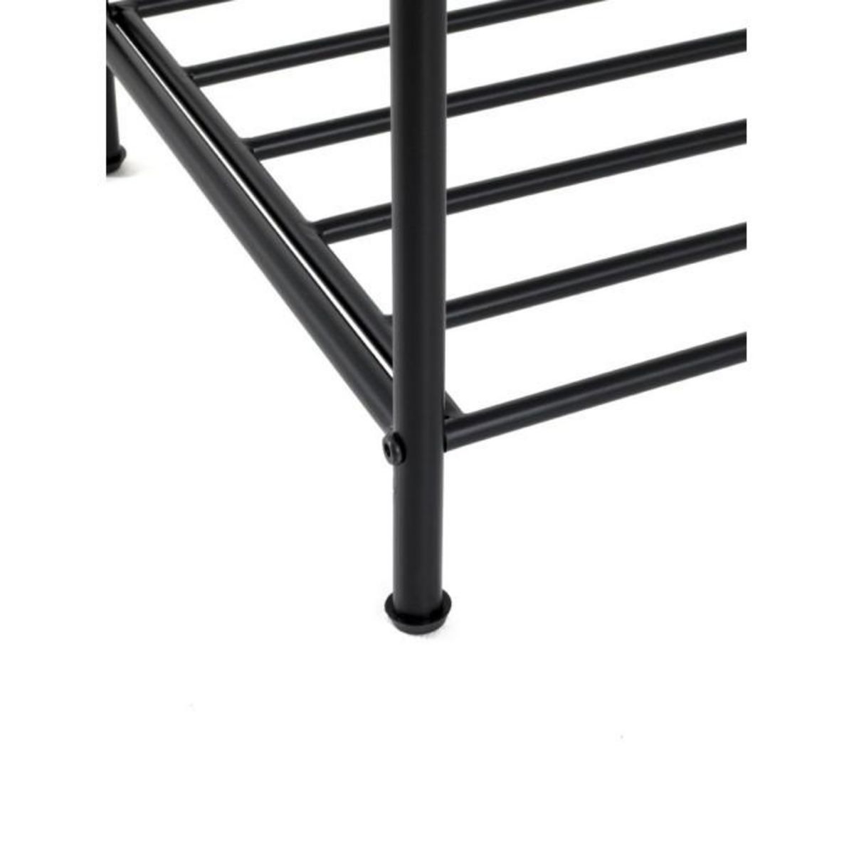 Paris Prix Meuble à Chaussures 4 Niveaux  Grajo  83cm Noir