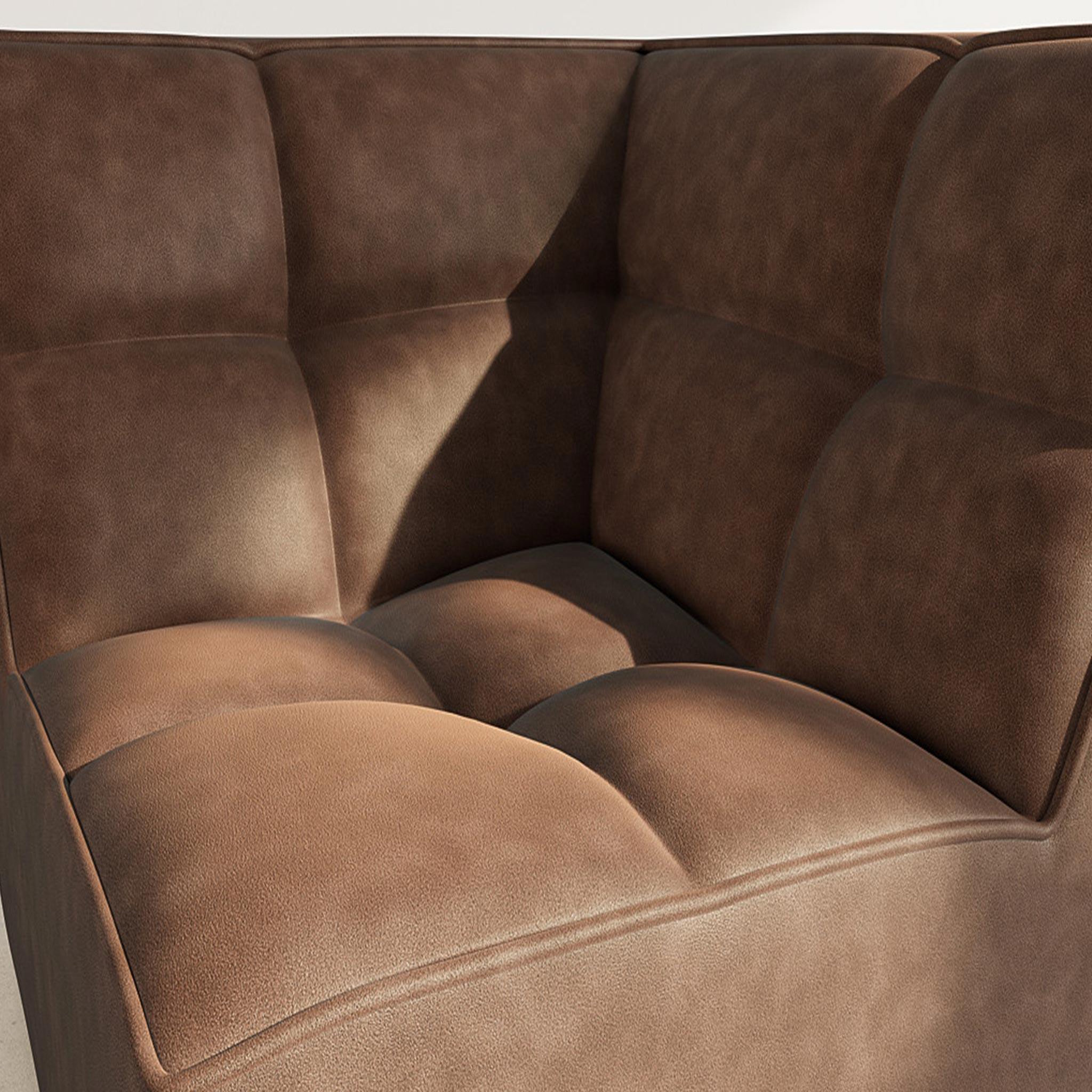 Voir la diapositive 4 : BEST MOBILIER Alya - module d'angle en simili