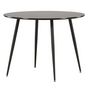 Voir la diapositive 3 : Paris Prix Table à Manger Ronde  Plaza  100cm Noir