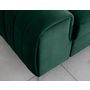 Voir la diapositive 3 : BEST MOBILIER Talisay - canapé droit 3 places - convertible - en velours