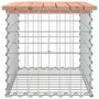 Voir la diapositive 4 : VIDAXL Banc de jardin design gabion 63x44x42 cm bois massif de douglas