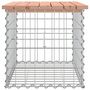 Voir la diapositive 4 : VIDAXL Banc de jardin design gabion 63x44x42 cm bois massif de douglas