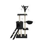 GENERIQUE JIPSY - Arbre a chat - 79 x 34 x 138 cm - Noir