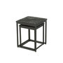 Voir la diapositive 3 : Paris Prix Lot de 2 Tables d'Appoint Gigognes  Shanil  53cm Noir