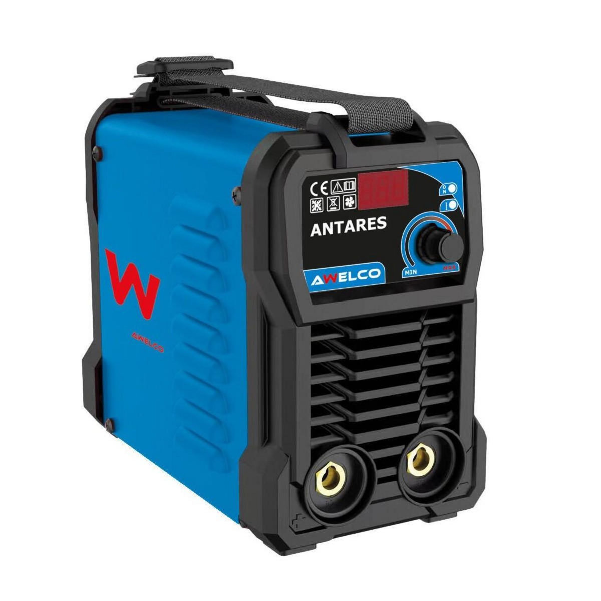 Awelco Poste à Souder 160A Inverter MMA IGBT Electrodes Ø1,6 à 4,0 mm Acier Inox Fonte AWELCO