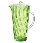 Paris Prix Carafe Réutilisable  Vague  2,32L Vert Foncé