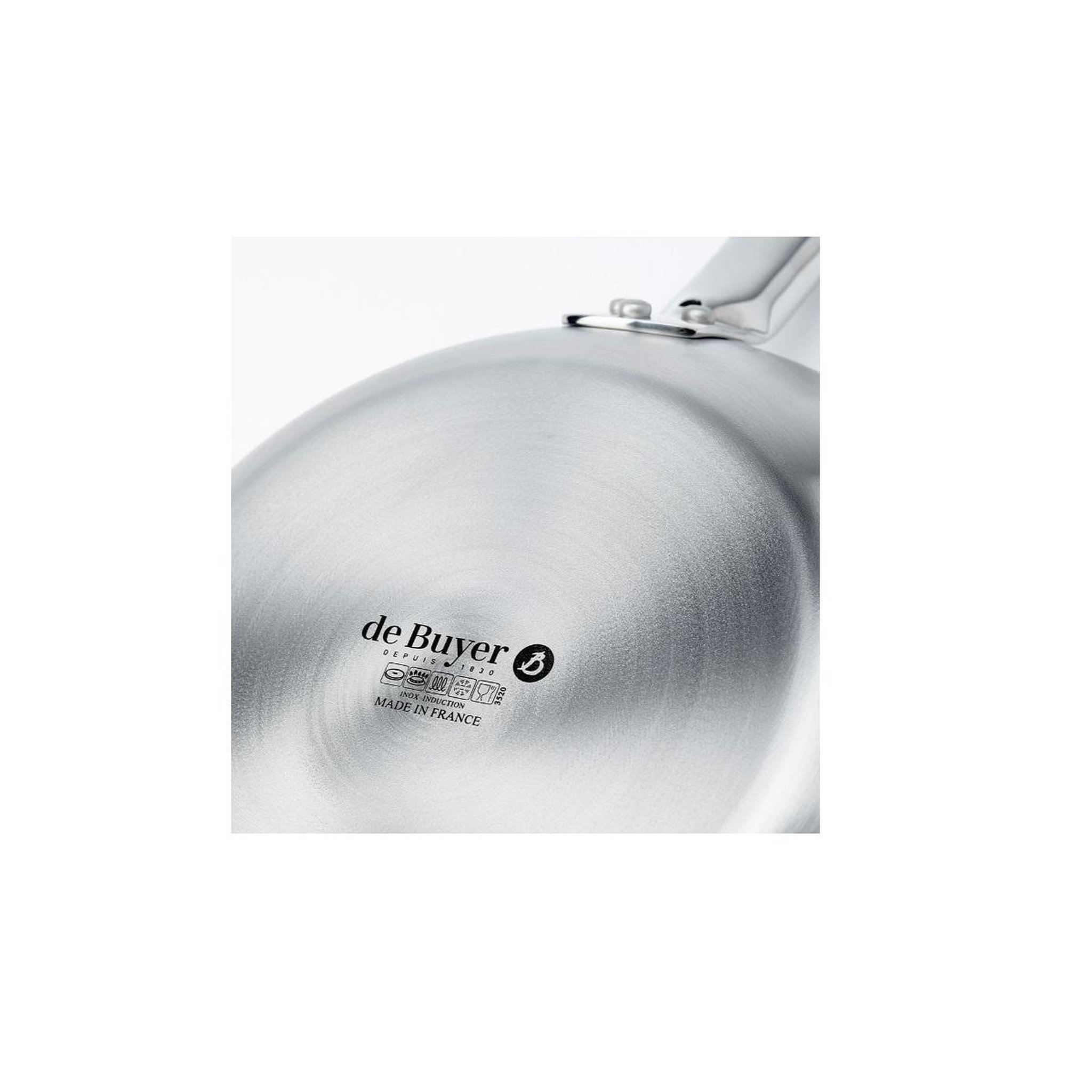 Voir la diapositive 3 : De buyer Poêle inox 28cm - 3604.28