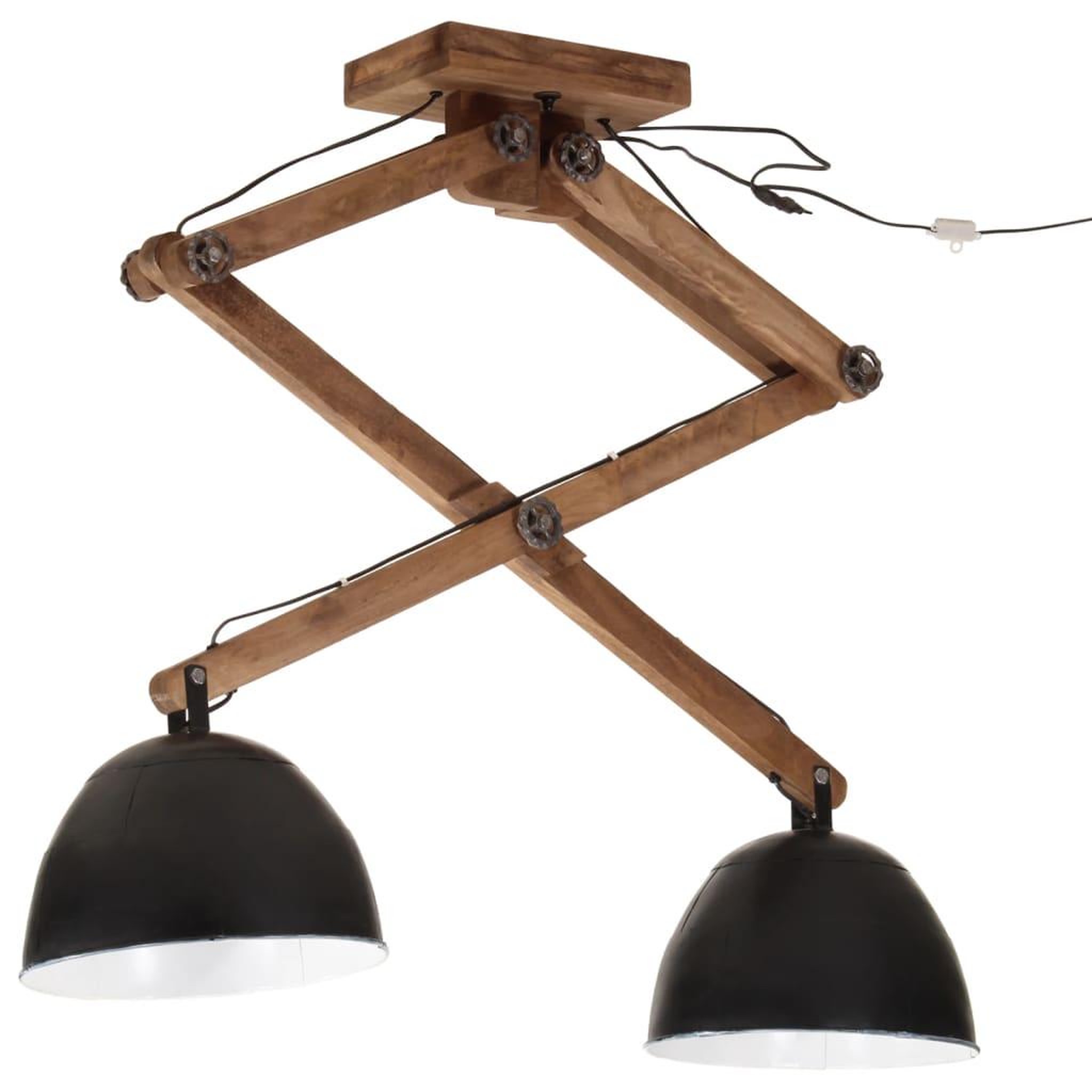Voir la diapositive 2 : VIDAXL Plafonnier 25 W noir 29x18x85 cm E27