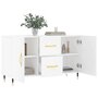 Voir la diapositive 4 : VIDAXL Buffet blanc 100x36x60 cm bois d'ingenierie
