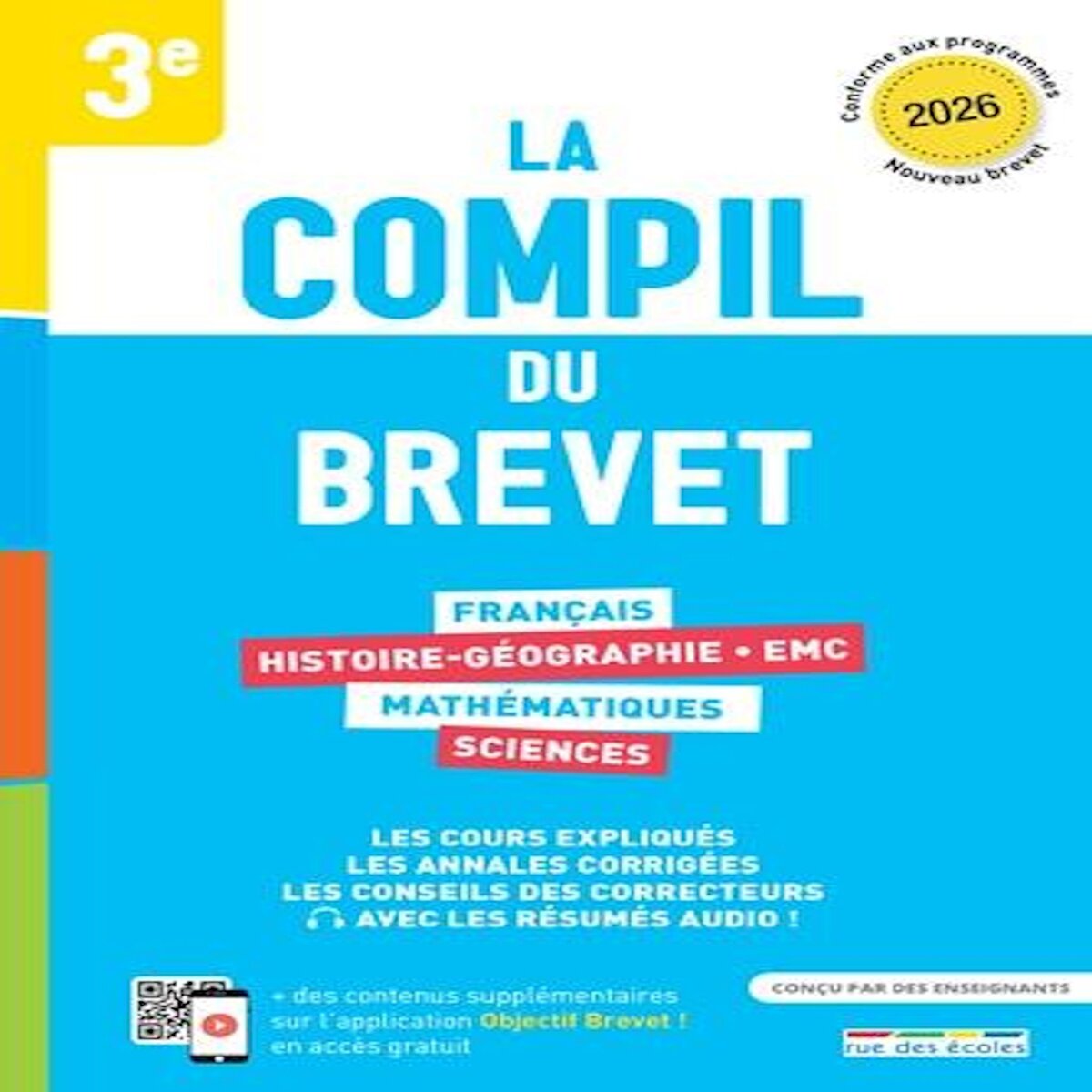 LA COMPIL DU BREVET 3E. EDITION 2026, Bellamy Hortense