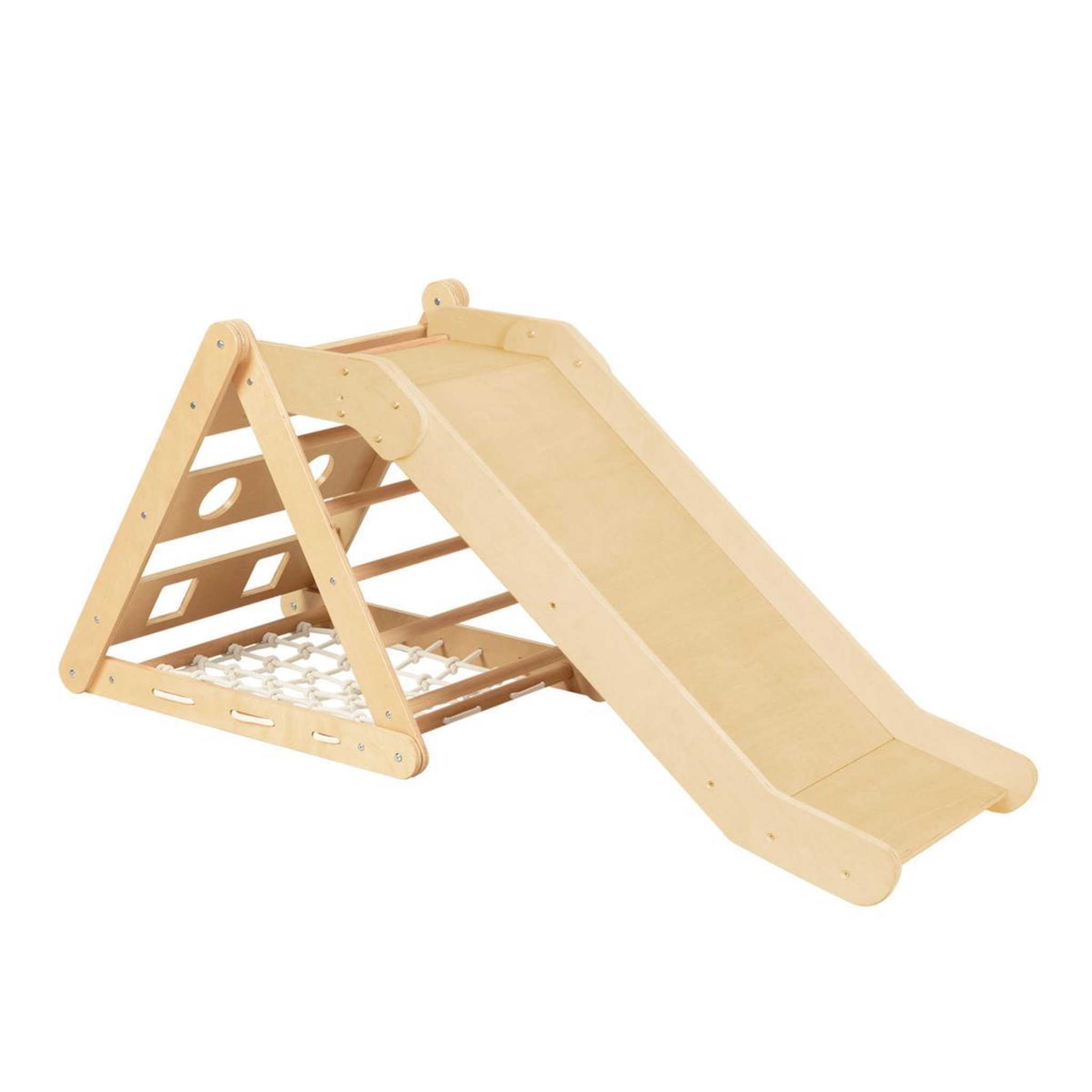 Axi House Triangle + toboggan Sammie 2-en-1 naturel
