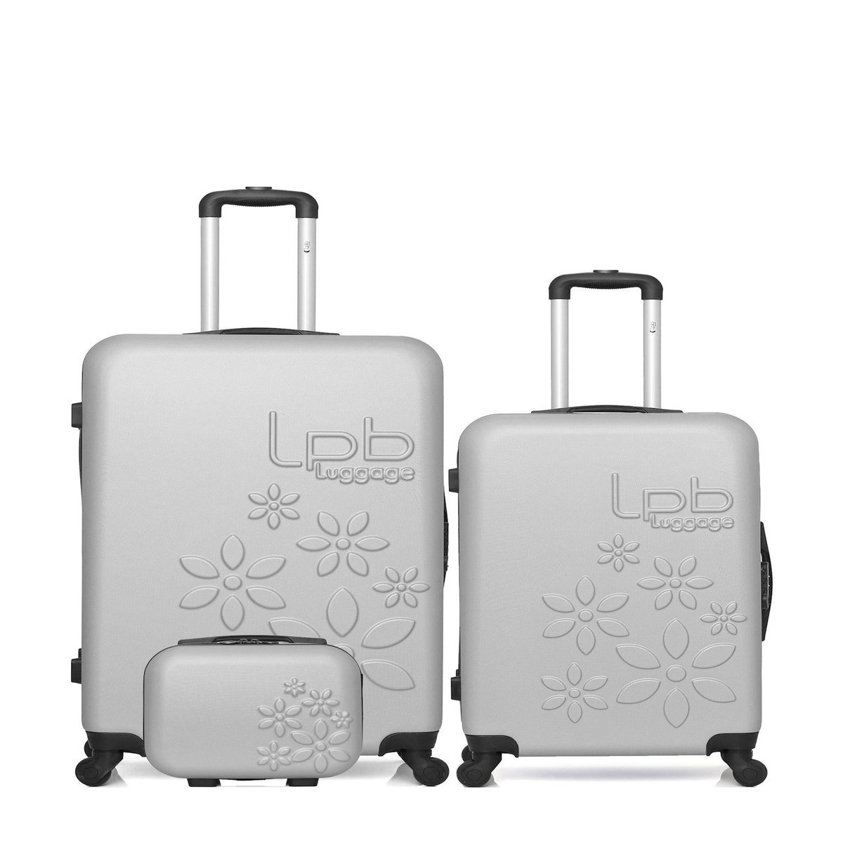 LES P'TITES BOMBES LPB Lot de 3 - Valises grand format, weekend et vanity ELEONOR