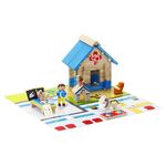 JEUJURA La maison du vétérinaire - 60 pièces - Jeu de construction