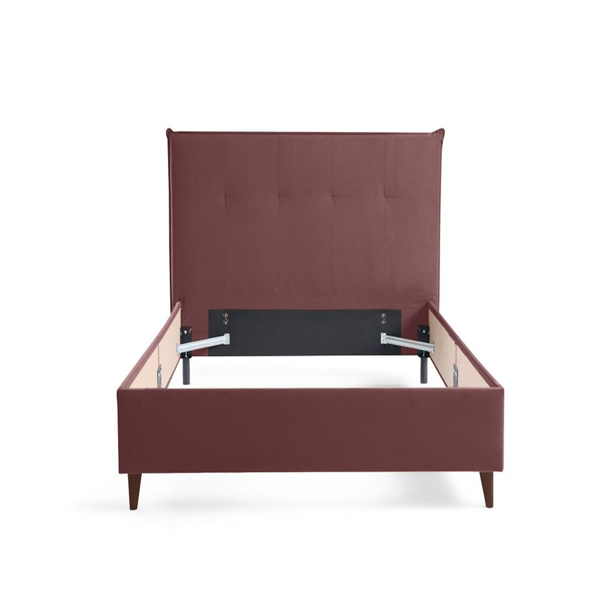 BEST MOBILIER Dali - cadre de lit - 160x200 - en velours