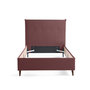 Voir la diapositive 1 : BEST MOBILIER Dali - cadre de lit - 160x200 - en velours