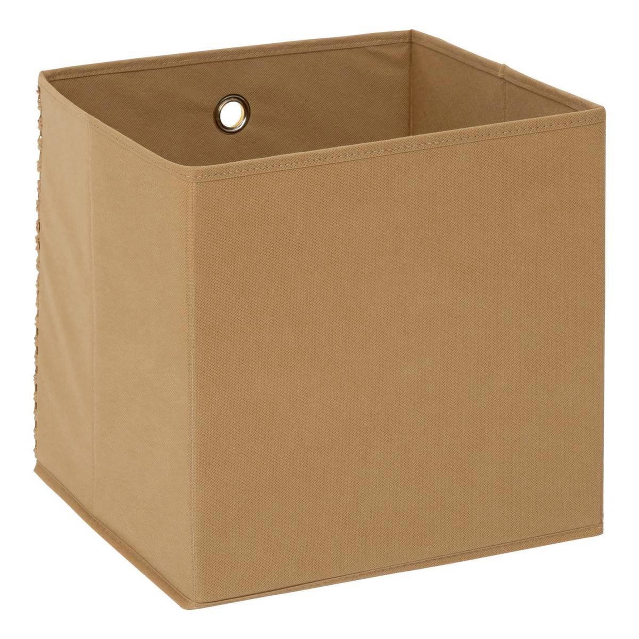 Voir la diapositive 2 : FIVE Boîte de rangement pliable  grass  31x31cm camel