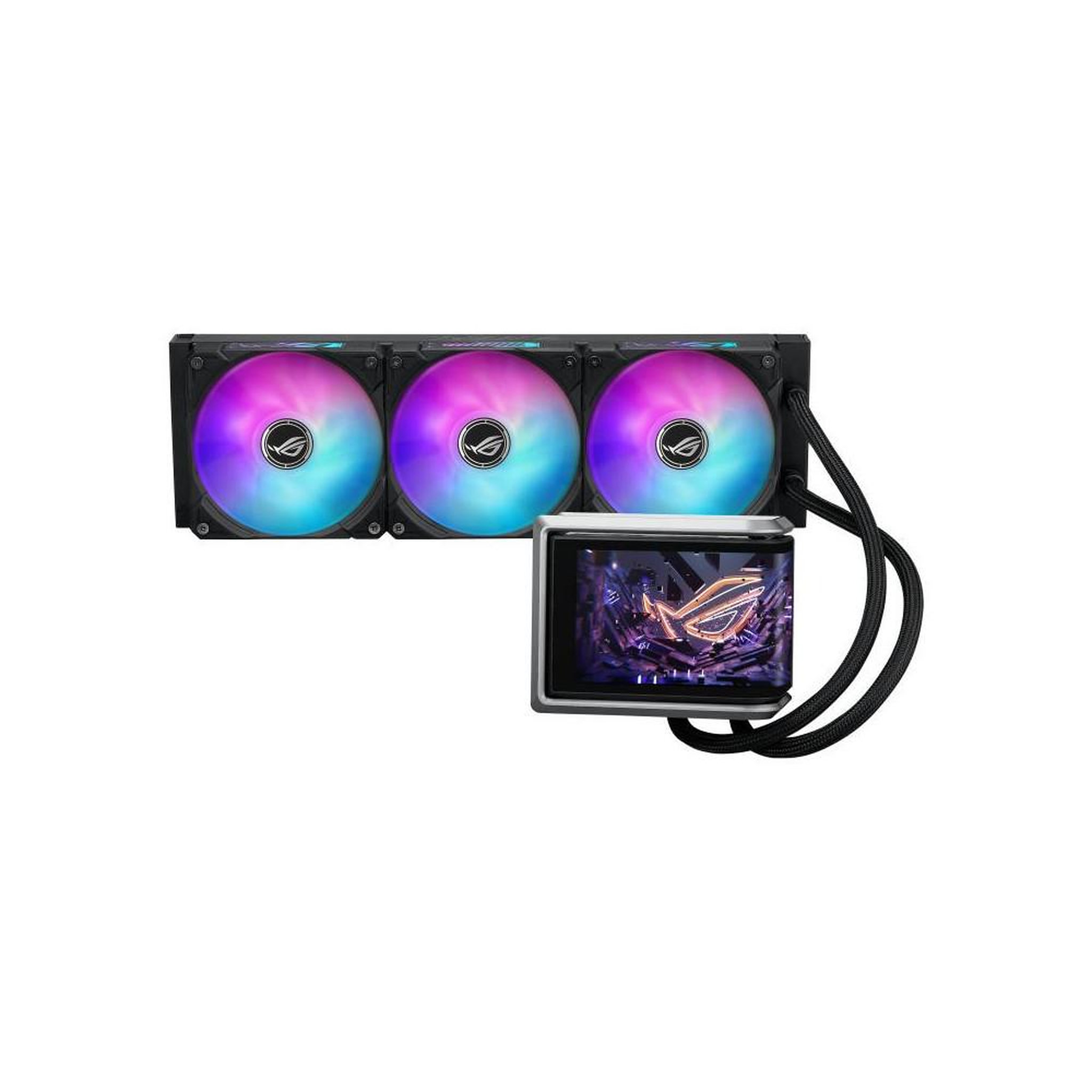 ASUS Asus rog ryuo iv 360 argb, refroidissement liquide processeur, écran amoled 2k 6,67 pouces, 3 ventilateurs argb, noir