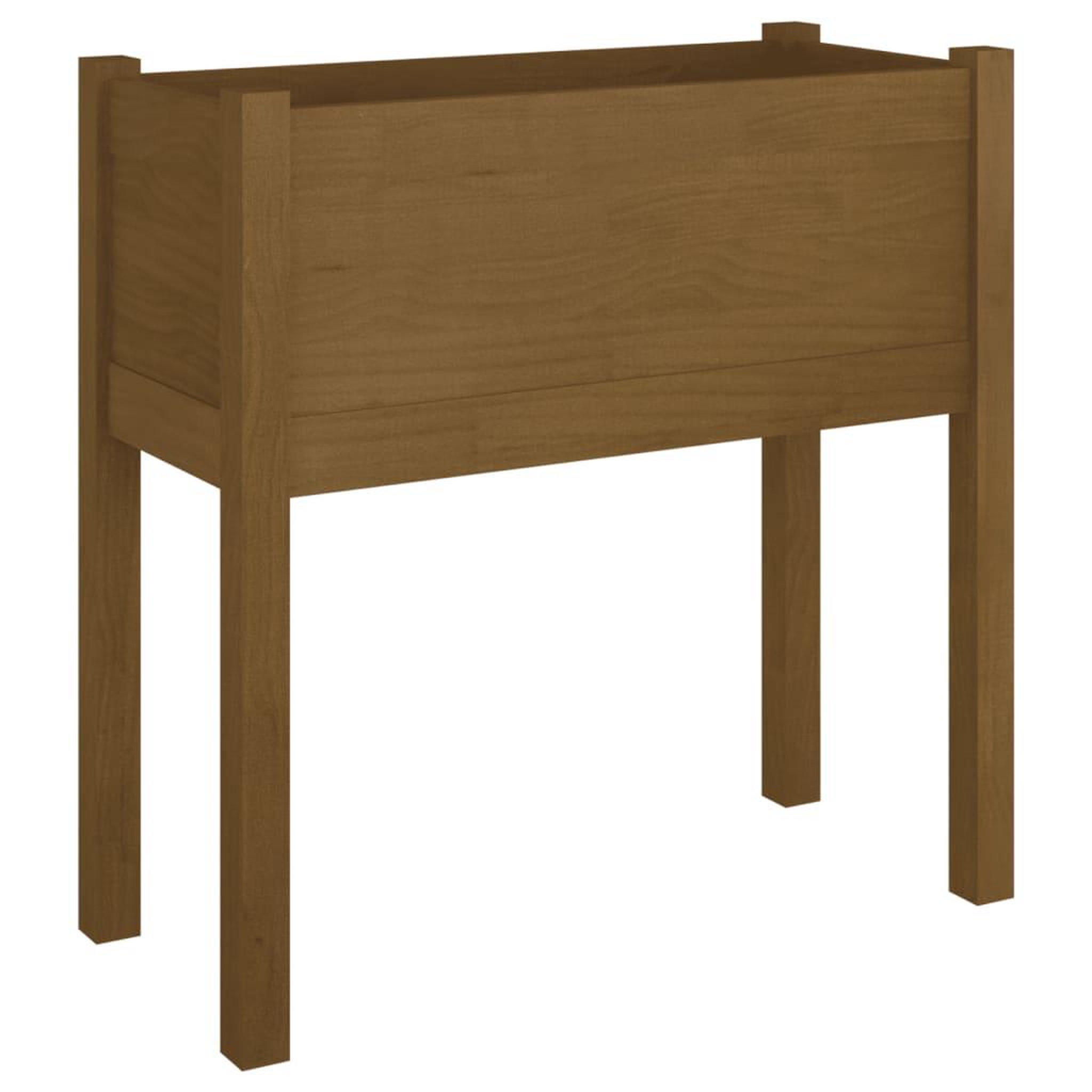Voir la diapositive 3 : VIDAXL Jardinieres 2 pcs Marron miel 70x31x70 cm Bois de pin massif