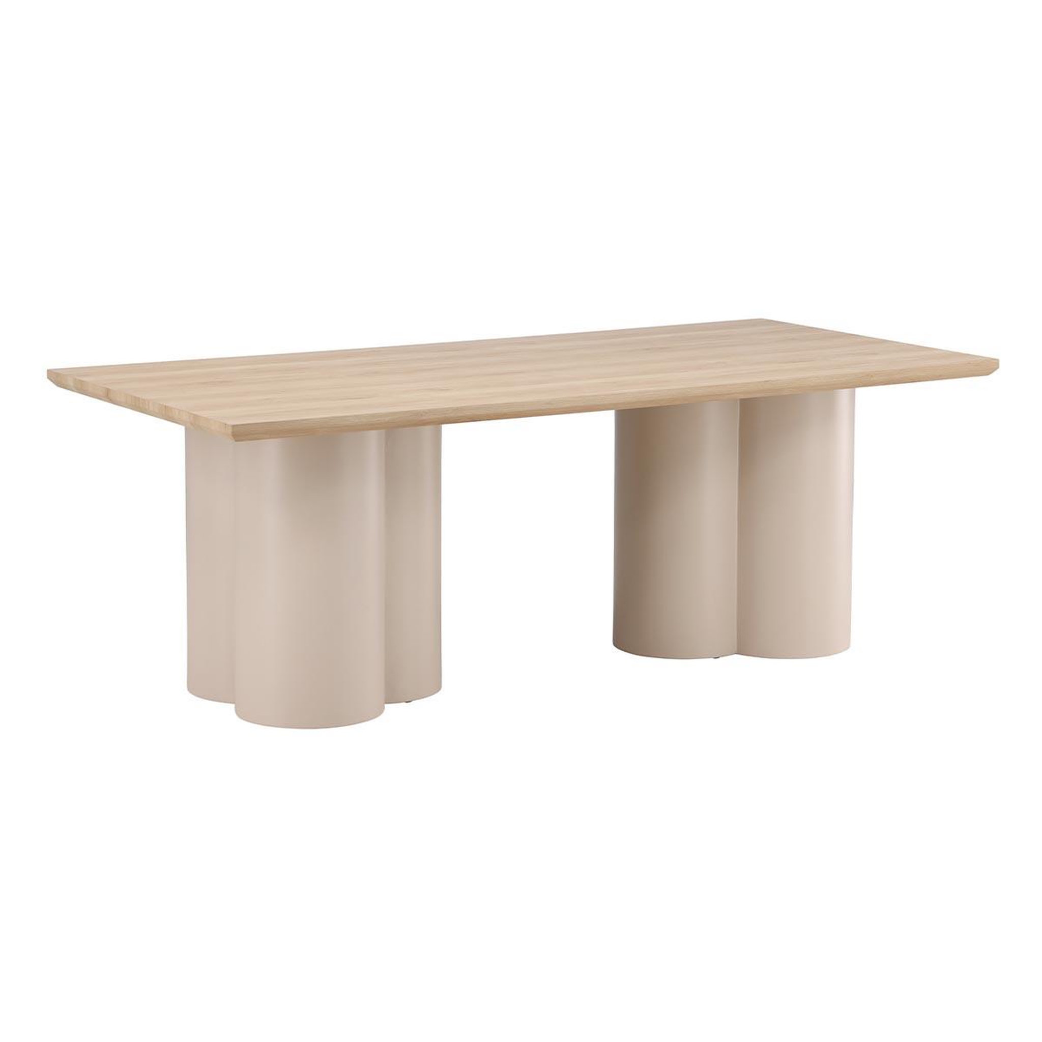 Paris Prix Table à manger design  olivia  210cm naturel & beige