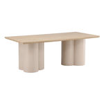 Paris Prix Table à Manger Design  Olivia  210cm Naturel & Beige