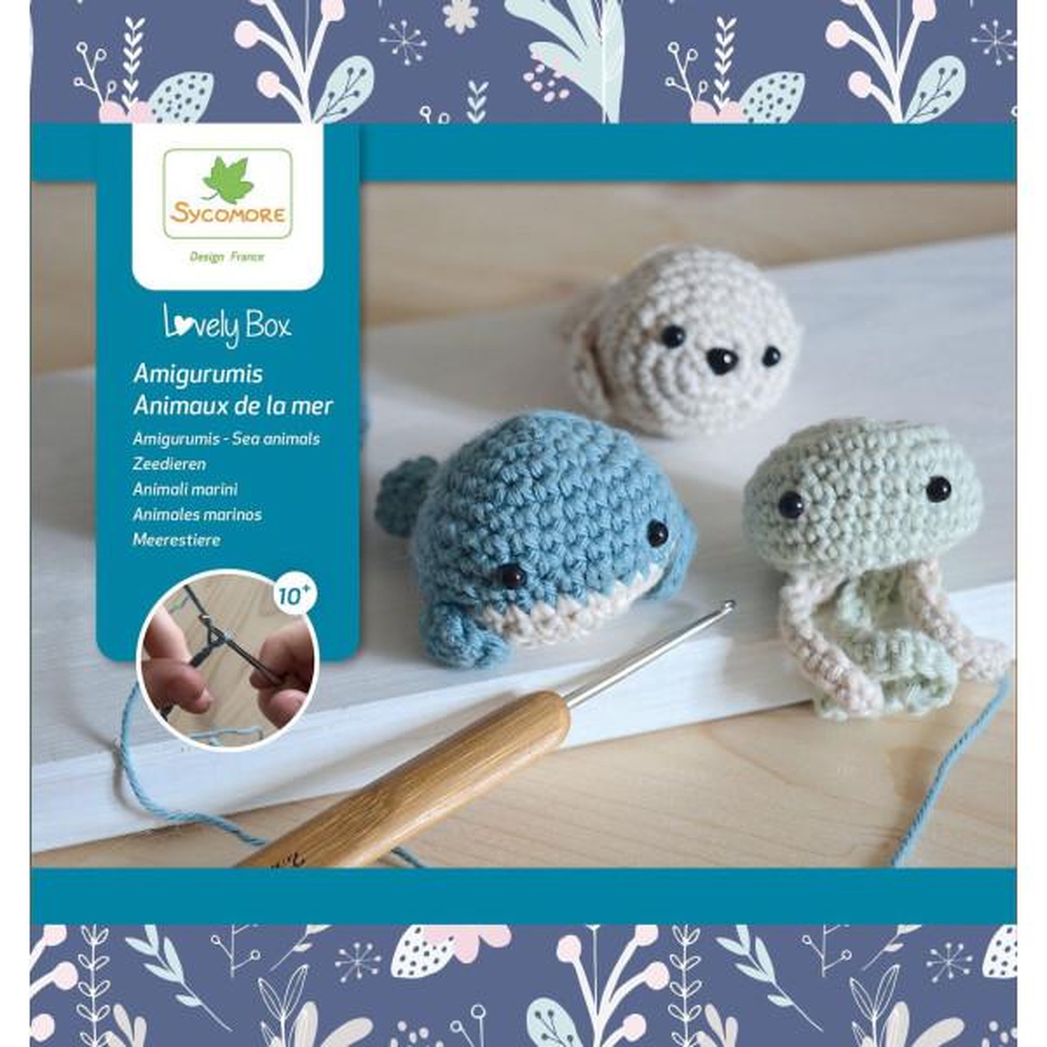 Voir la diapositive 4 : SYCOMORE Lovely Box - SYCOMORE - Amigurumi - Animaux de la mer - Des 10 ans