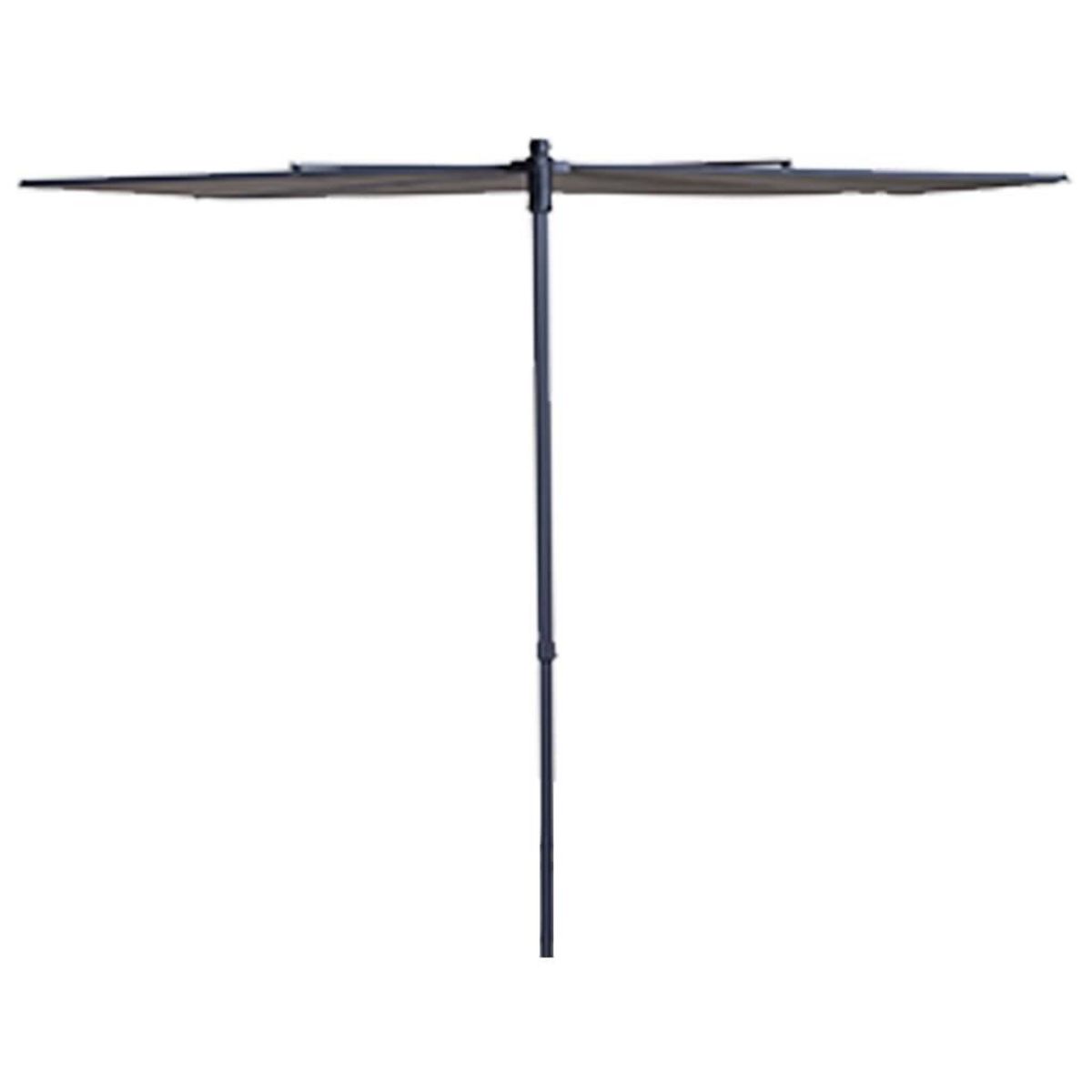 MADISON Madison Parasol de balcon Sun Wave 270x150 cm Gris clair