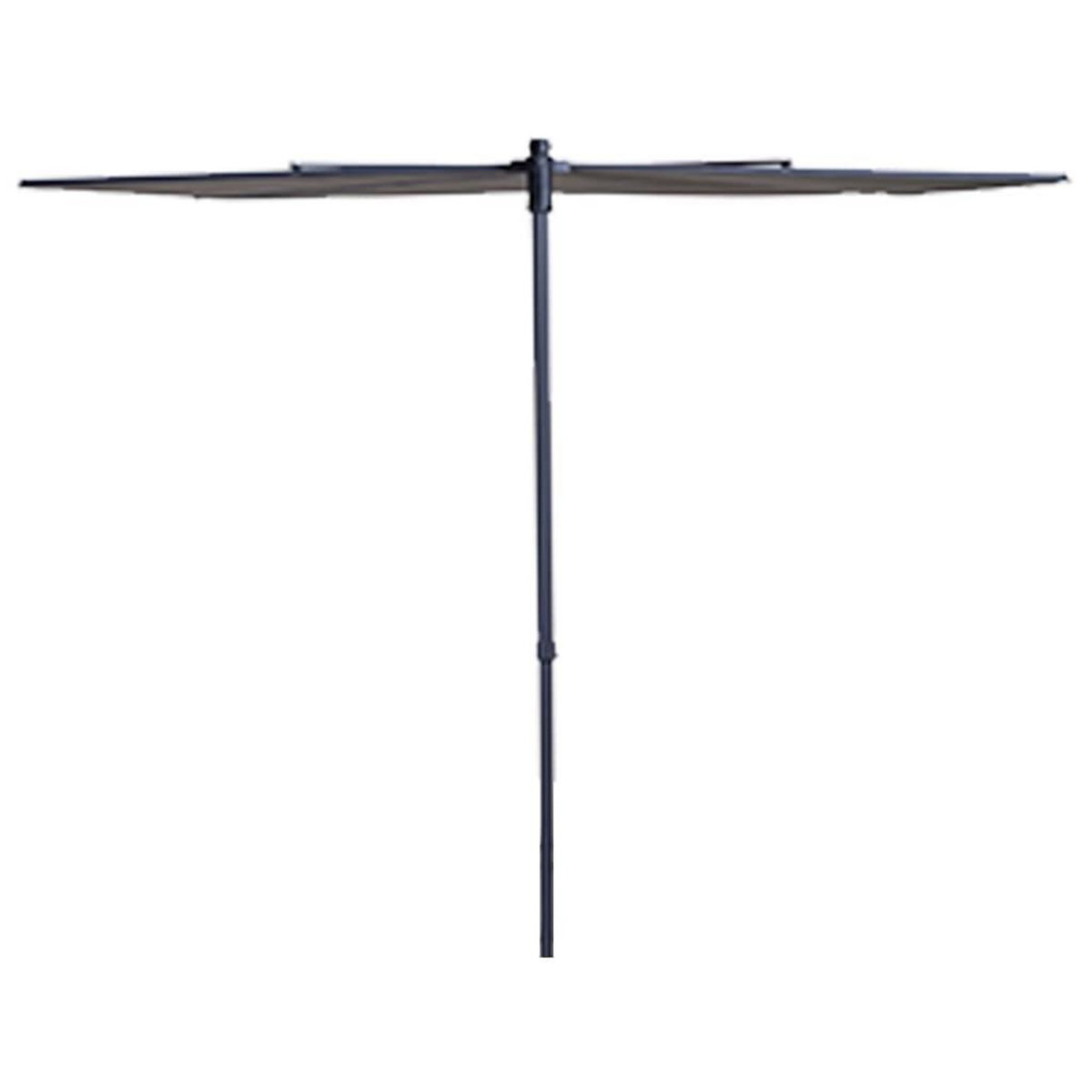 MADISON Madison Parasol de balcon Sun Wave 270x150 cm Gris clair